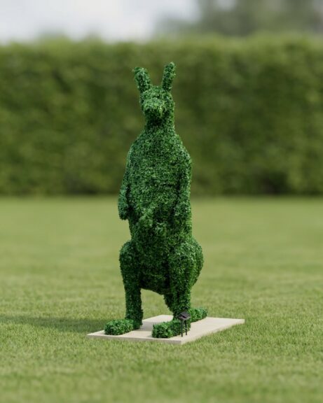 Kangaroo and Baby Topiary, 9 ft
