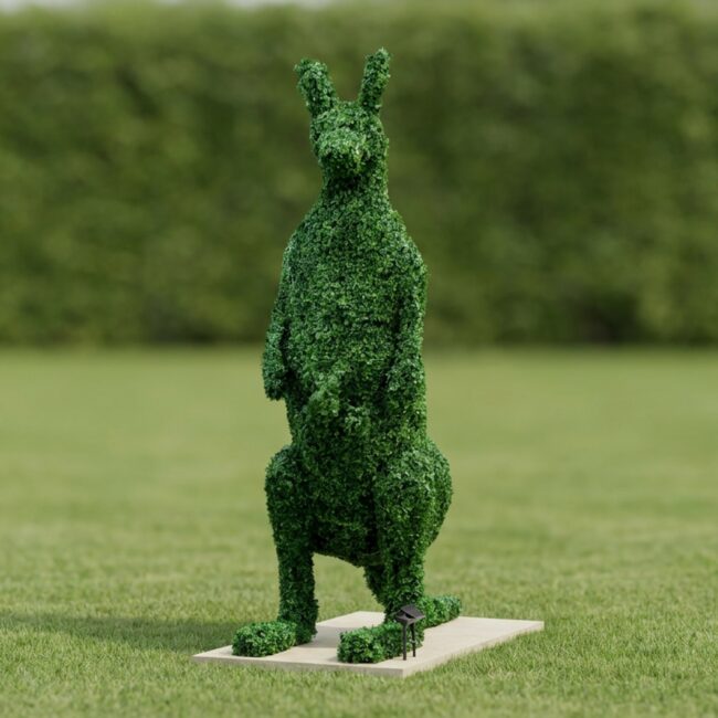 Kangaroo and Baby Topiary, 9 ft