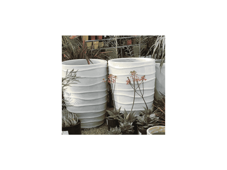 Beverly Planter, Set of 3: White White