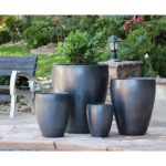 Catalina Pots — Set of 4 — Matte Black