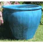 Fish Bowl Planter — Set of 3 — Falling Aqua