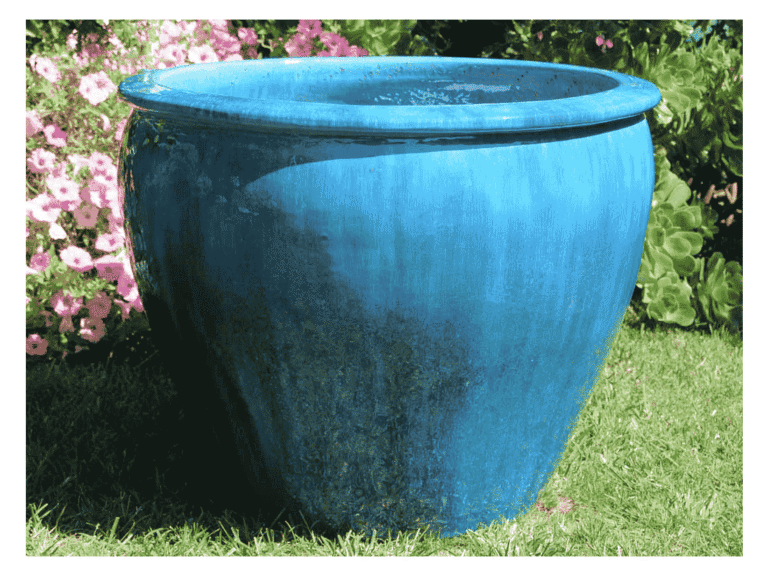 Fish Bowl Planter, Set of 3: Falling Aqua