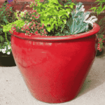 Fish Bowl Planter — Set of 3 — Lavish Red
