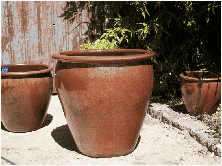 Fish Bowl Planter, Set of 3: Matte Bronze