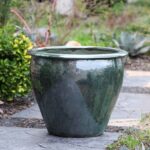 Fish Bowl Planter — Set of 3 — Peacock Green