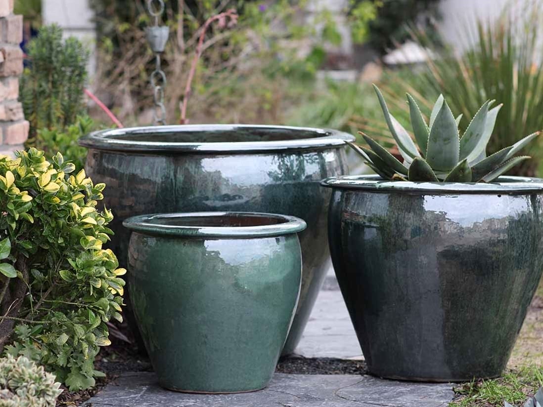 Fish Bowl Planter — Set of 3