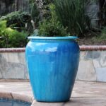 Urn Smooth Finished — Falling Aqua