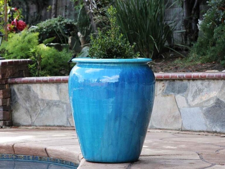 Urn Smooth Finished, Falling Aqua