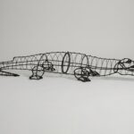Alligator Topiary, 9 inch (Frame)