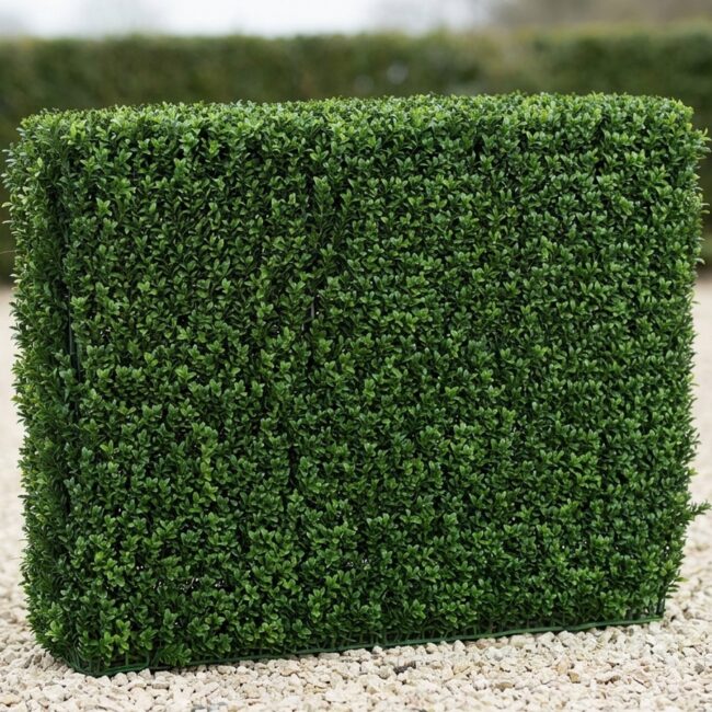 Artificial Boxwood Hedge Topiary, 24×12 in – 35 in