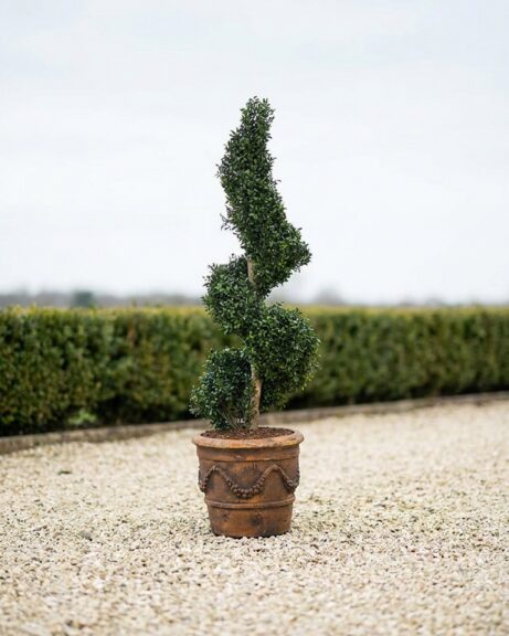 Artificial Spiral Topiary, 4 ft