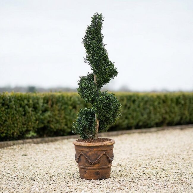 Artificial Spiral Topiary, 4 ft