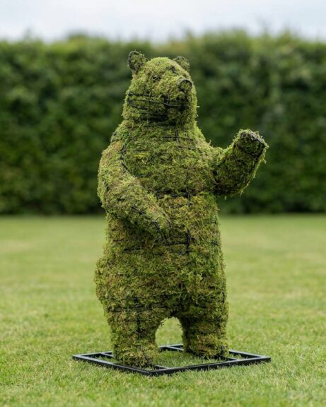 Standing Bear Topiary, 22 Inch (Mossed)