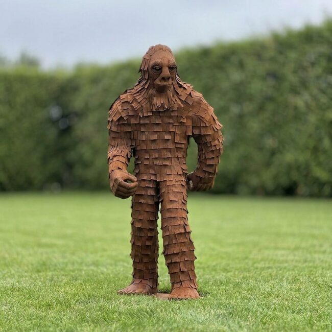 Big Foot Scrap Metal Sculpture, Spanish Style