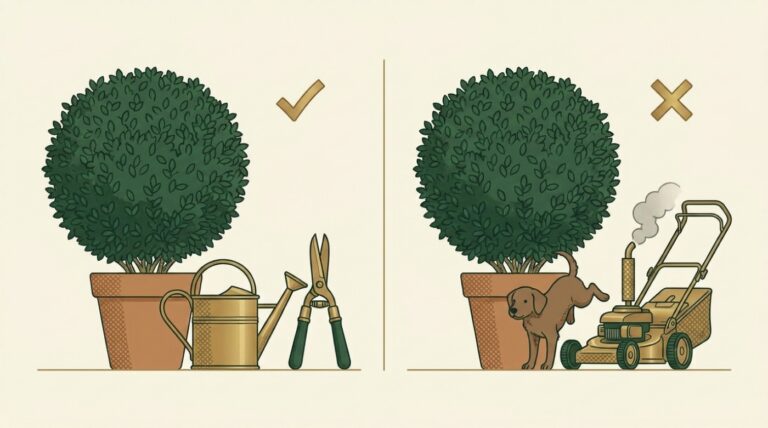 Why Live Boxwood Foliages for Topiaries?