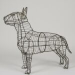 Bull Terrier Topiary Frame, 27 in