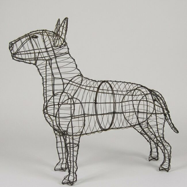 Bull Terrier Topiary Frame, 27 in