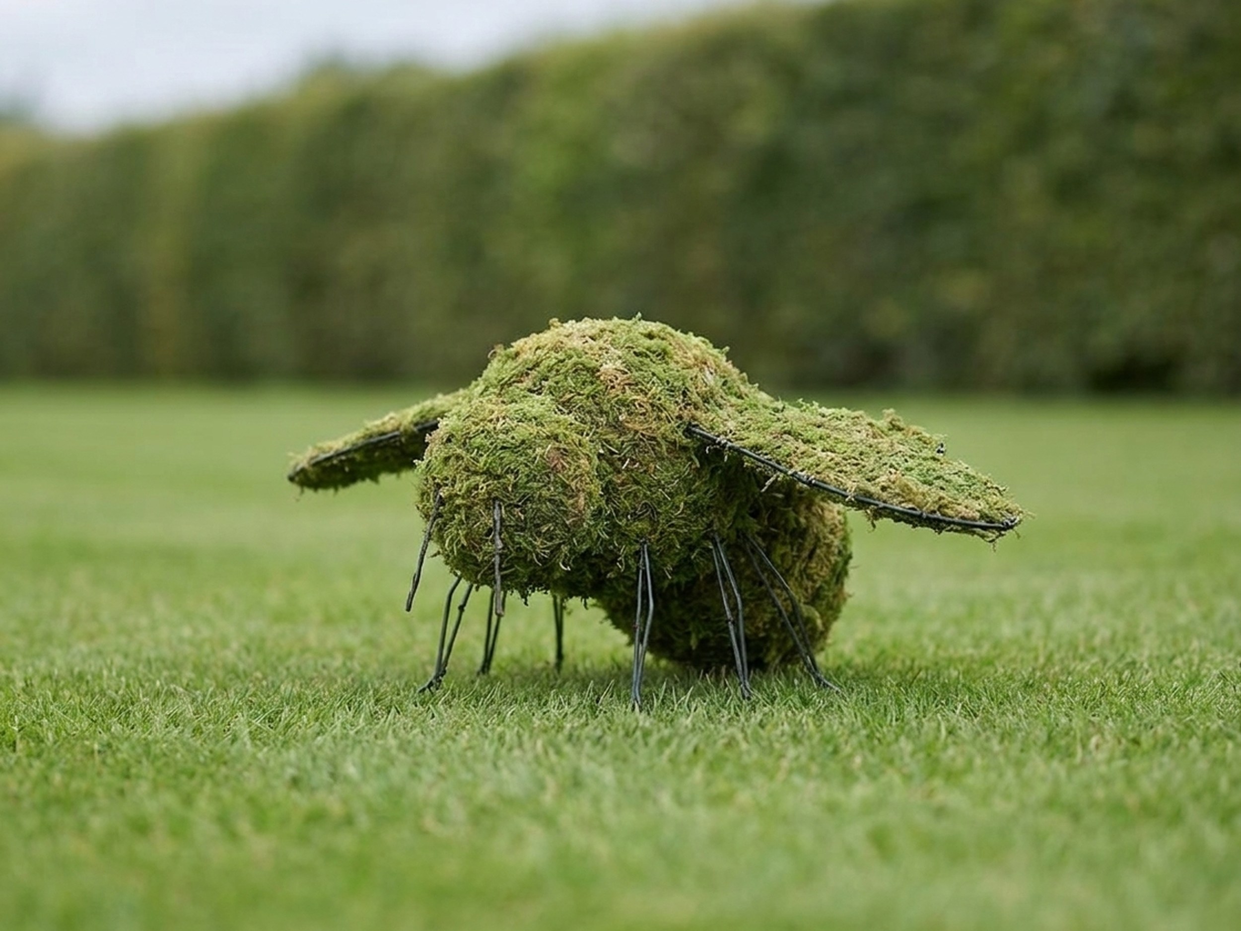 Bumblebee Topiary, Mossed, 6 in Bumblebee Topiary, Mossed, 6 in