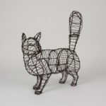 Walking Cat Topiary Frame, 18 inch