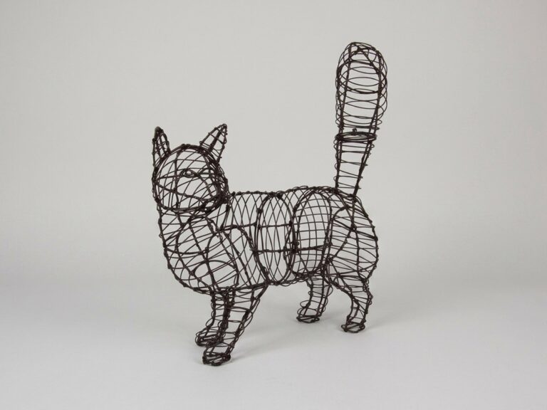 Walking Cat Topiary Frame, 18 inch