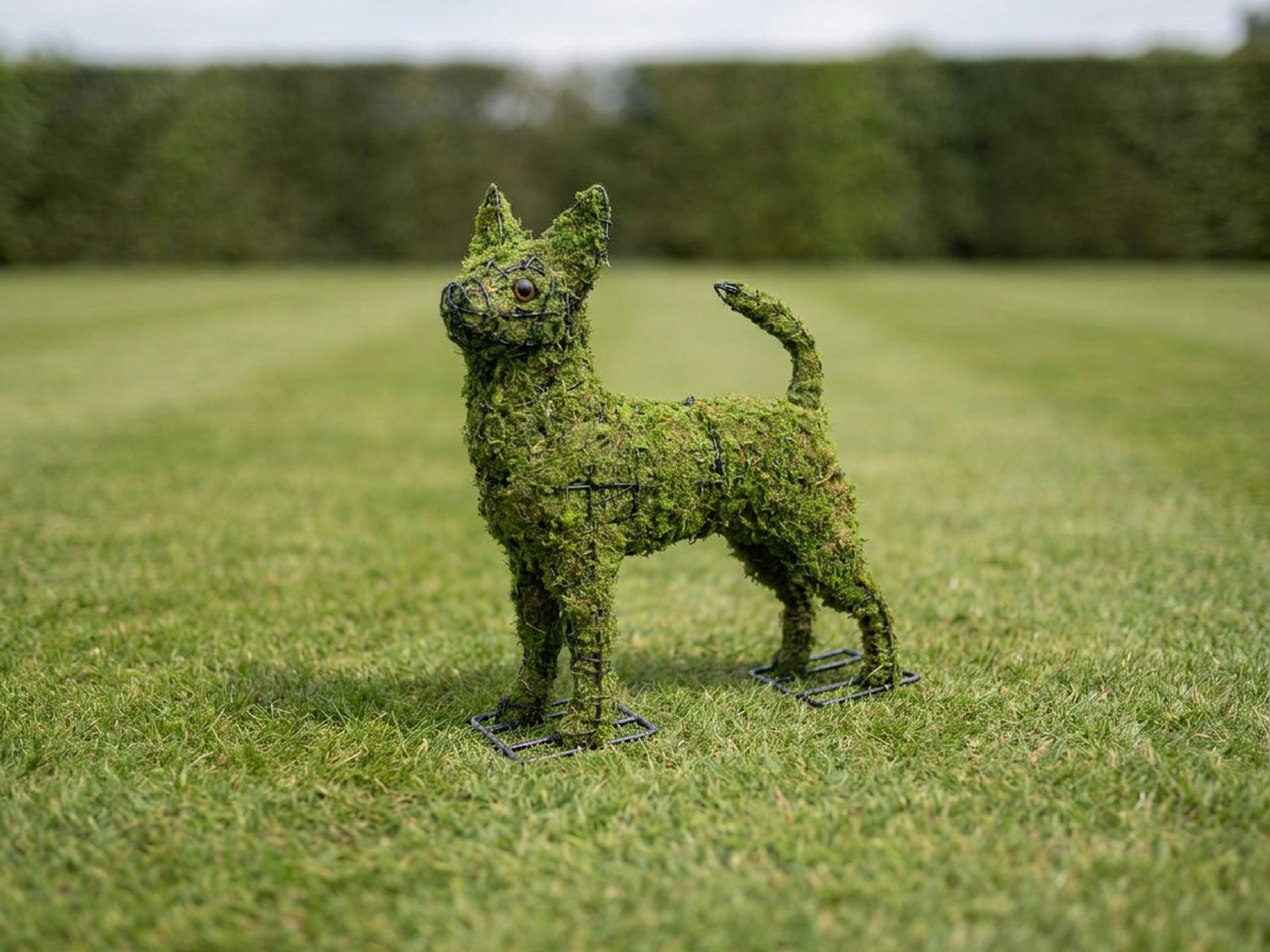 Chihuahua Topiary, Mossed, 16 in Chihuahua Topiary, Mossed, 16 in