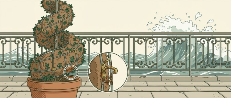 Coastal Topiary Metal Finish & Maintenance Guide