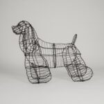 Cocker Spaniel Topiary, Frame, 21 in
