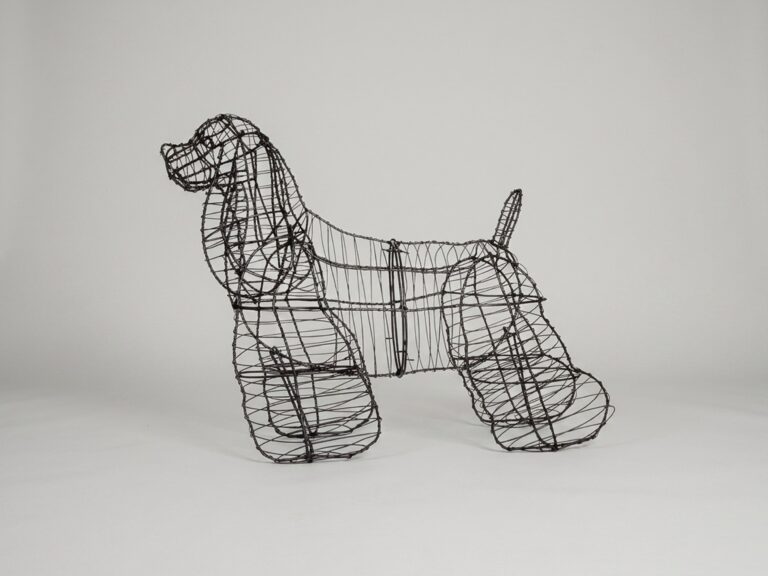 Cocker Spaniel Topiary, Frame, 21 in