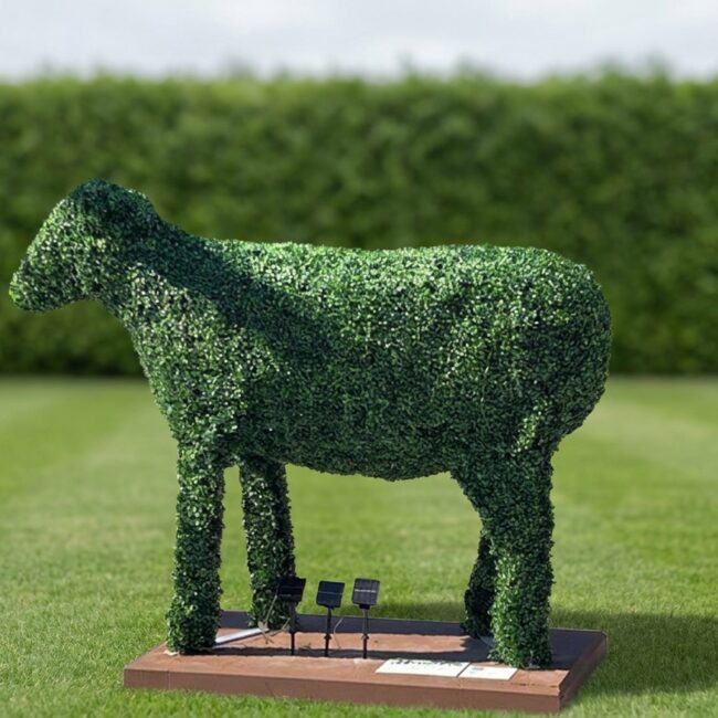 Custom Cow Topiary, 5 Foot
