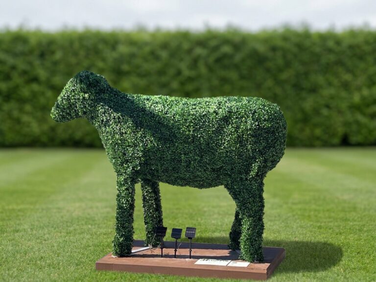Custom Cow Topiary, 5 Foot