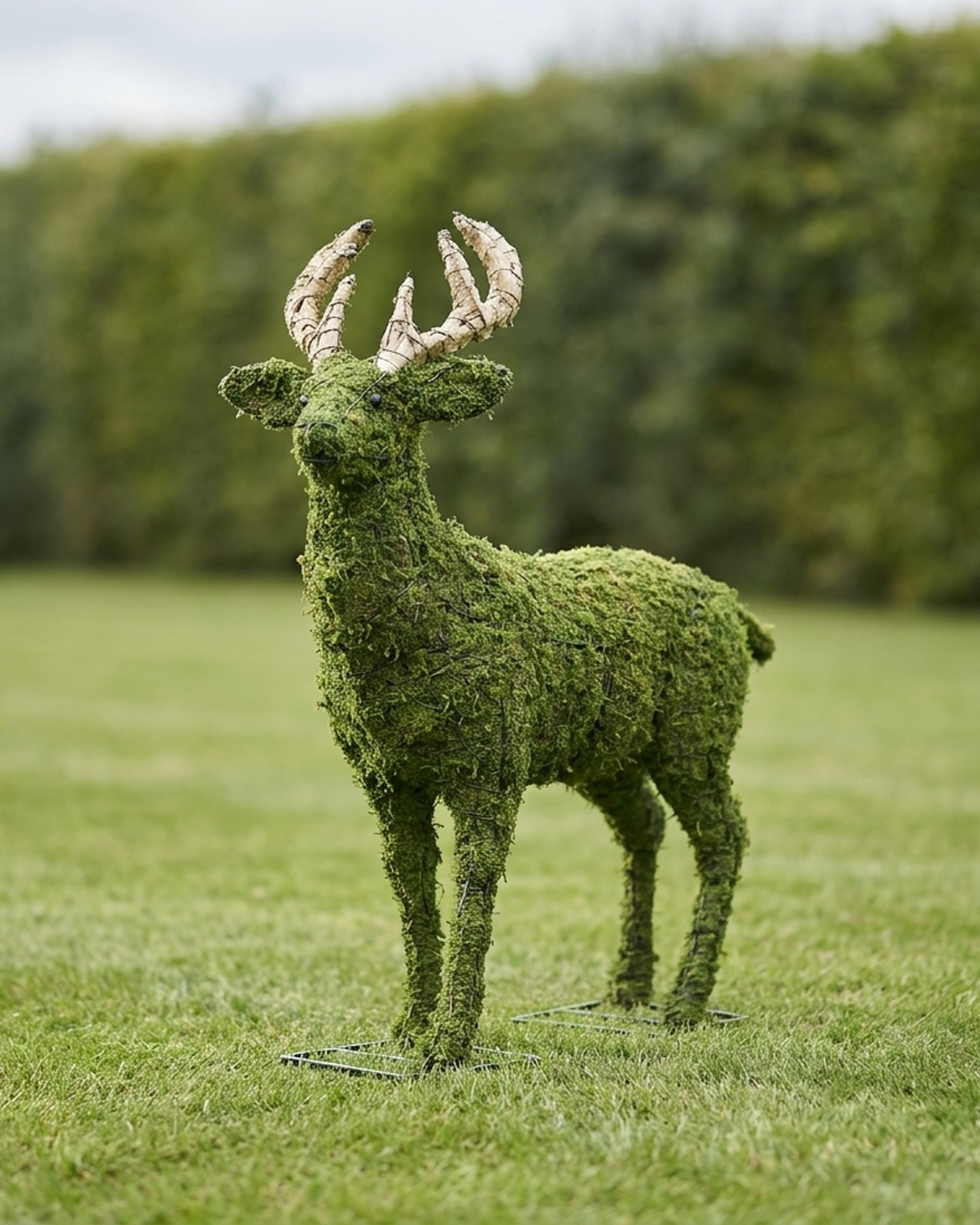 Deer Topiary, Mossed, 18–26 in Deer Topiary, Mossed, 18–26 in