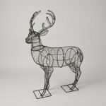 Deer Wire Frame Topiary, 52 in