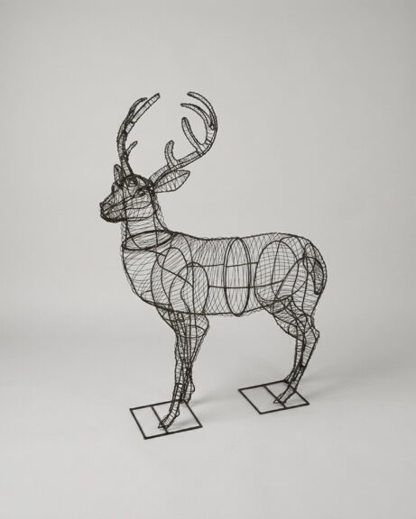 Deer Wire Frame Topiary, 52 in