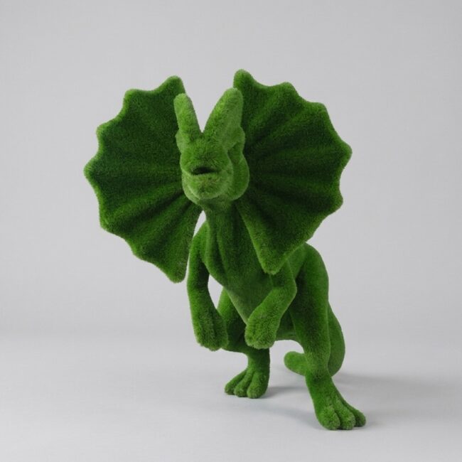 Dinosaur Grass Indoor Topiary, 8.53 ft
