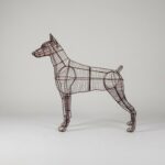 Doberman Topiary, 36 Inch (Wire Frame)