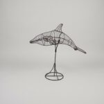 Dolphin Topiary Frame, 33 Inch