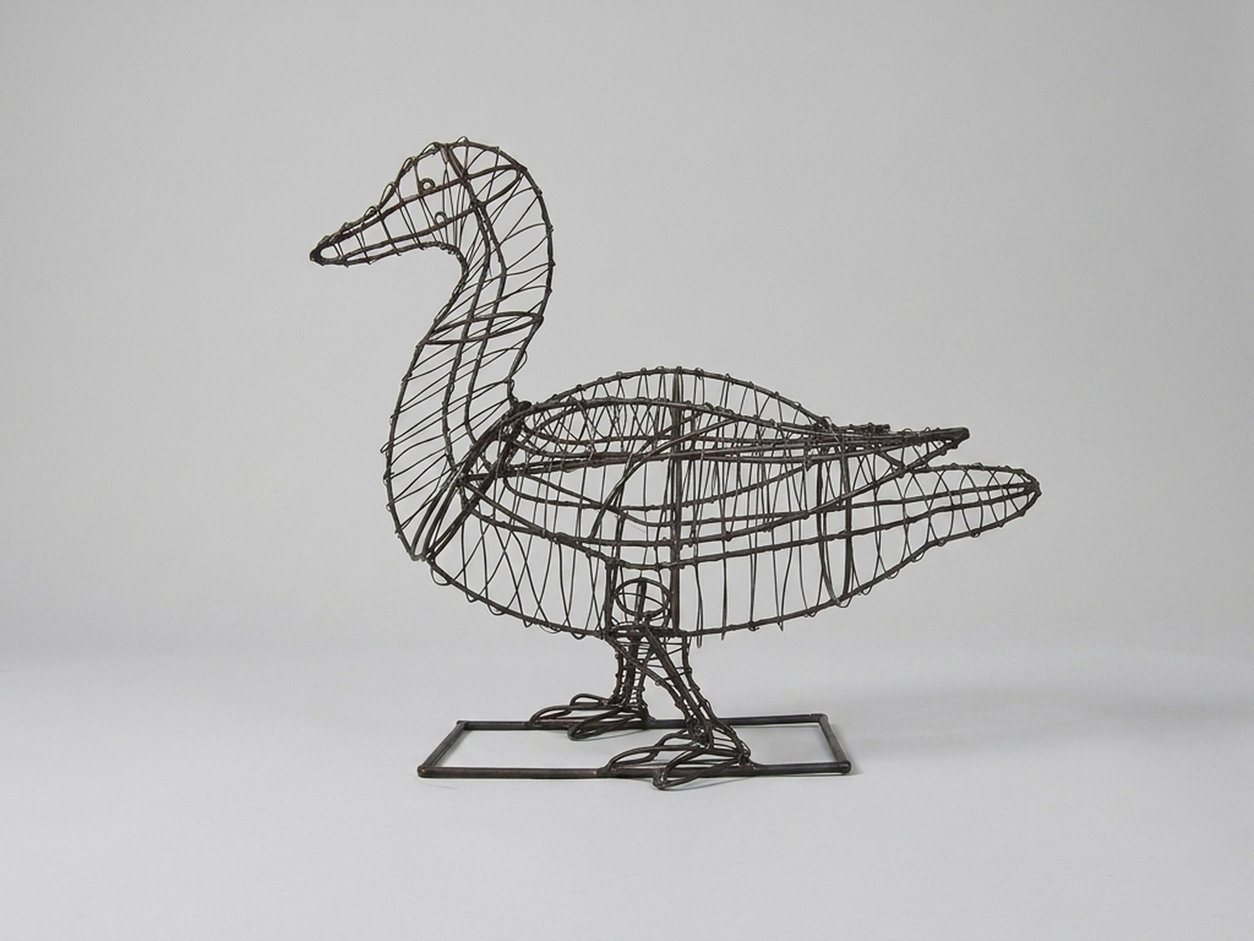 Duck Topiary, Wire frame, 9–19 in