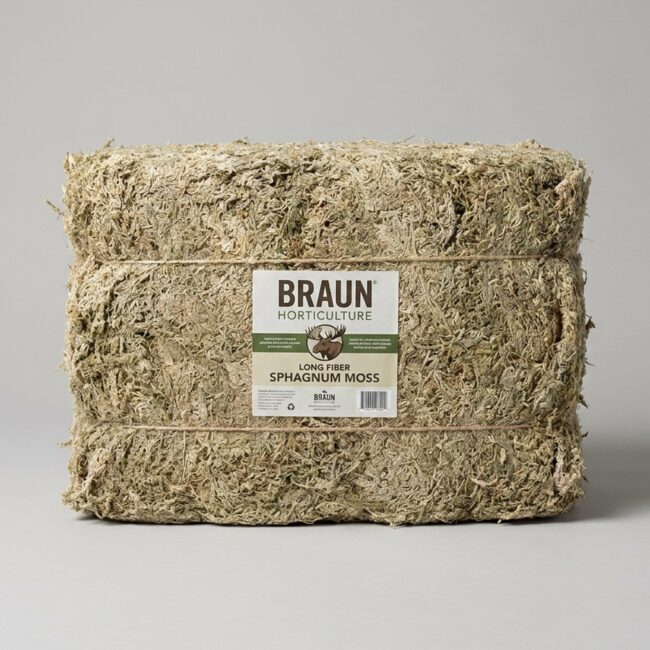 Sphagnum Moss Bale for Topiary, 46 Pounds