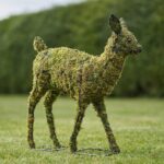 Fawn Topiary, 25 Inch (Mossed)