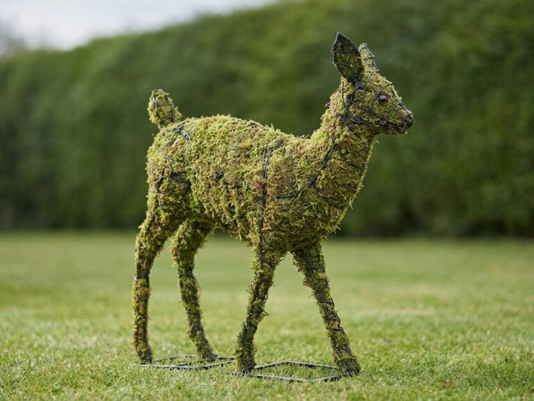 Fawn Topiary, 25 Inch (Mossed)