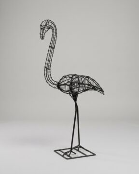 Flamingo Topiary, Wire frame, 40 to 54 in