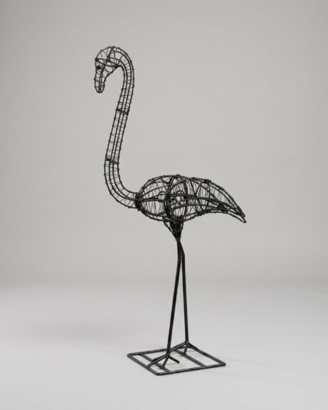 Flamingo Wire Frame Topiary, 40 in
