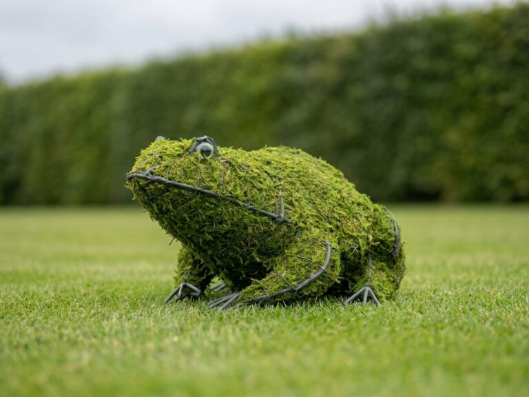 Frog Topiary, Mossed, 4 in