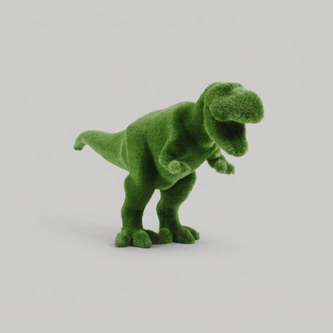 Grass Dinosaur Topiary, 4.92 Ft