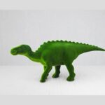 Green Dinosaur Shaped Bush Topiary, 8.53 ft