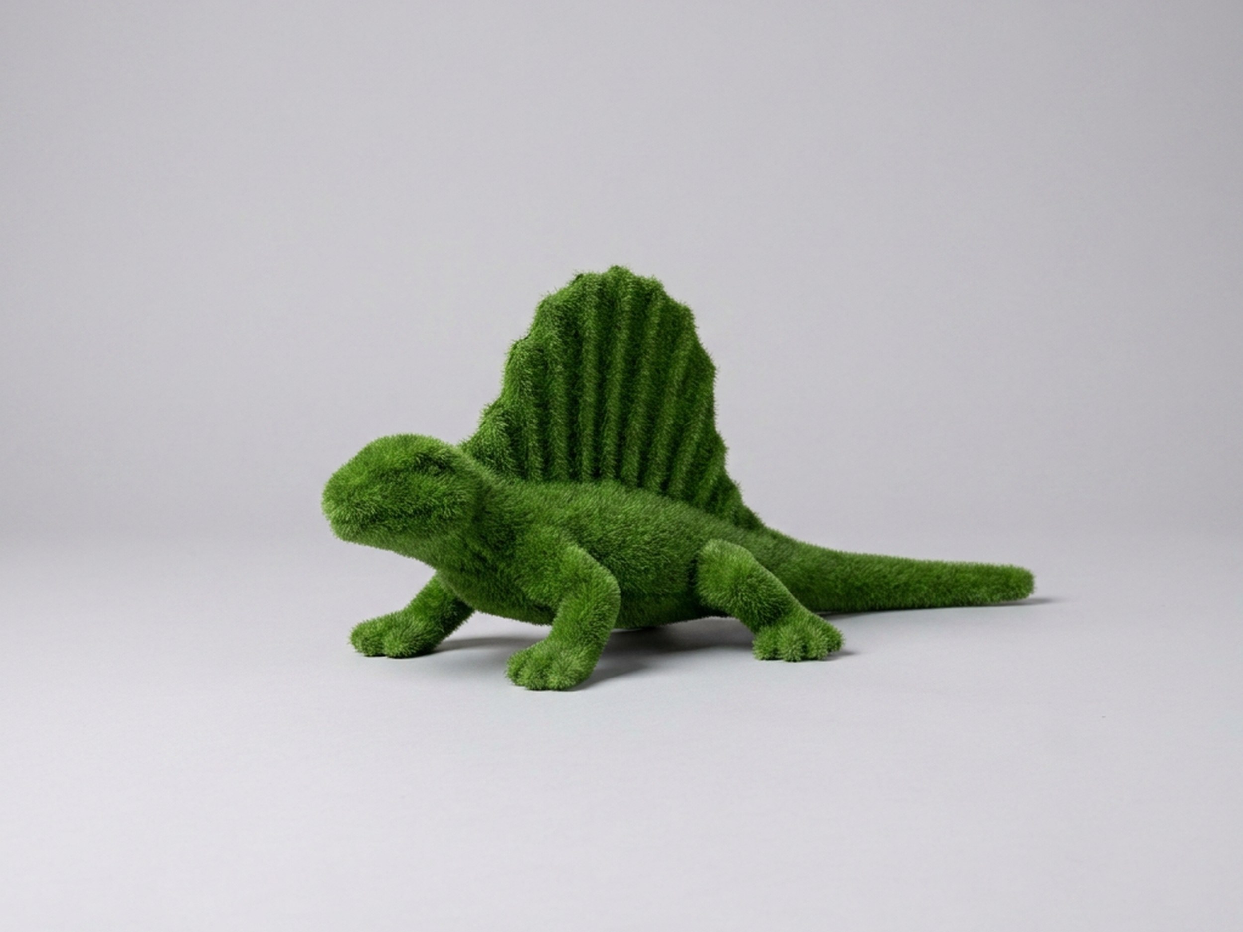 Dinosaur Topiary, Mossed, 8.04 ft
