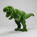Green Dinosaur Topiary, 11.15 ft