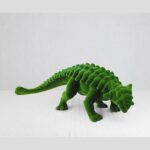 Green Dinosaur Topiary Figurine
