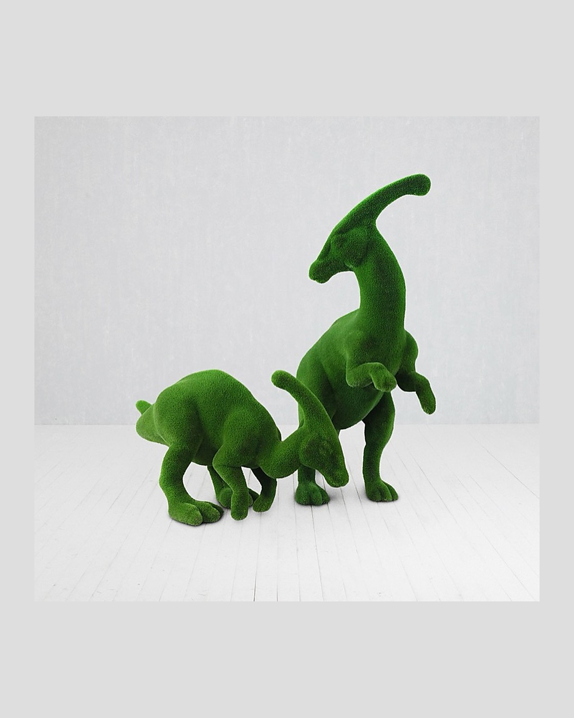 Green Dinosaur Topiary Sculptures Green Dinosaur Topiary Sculptures