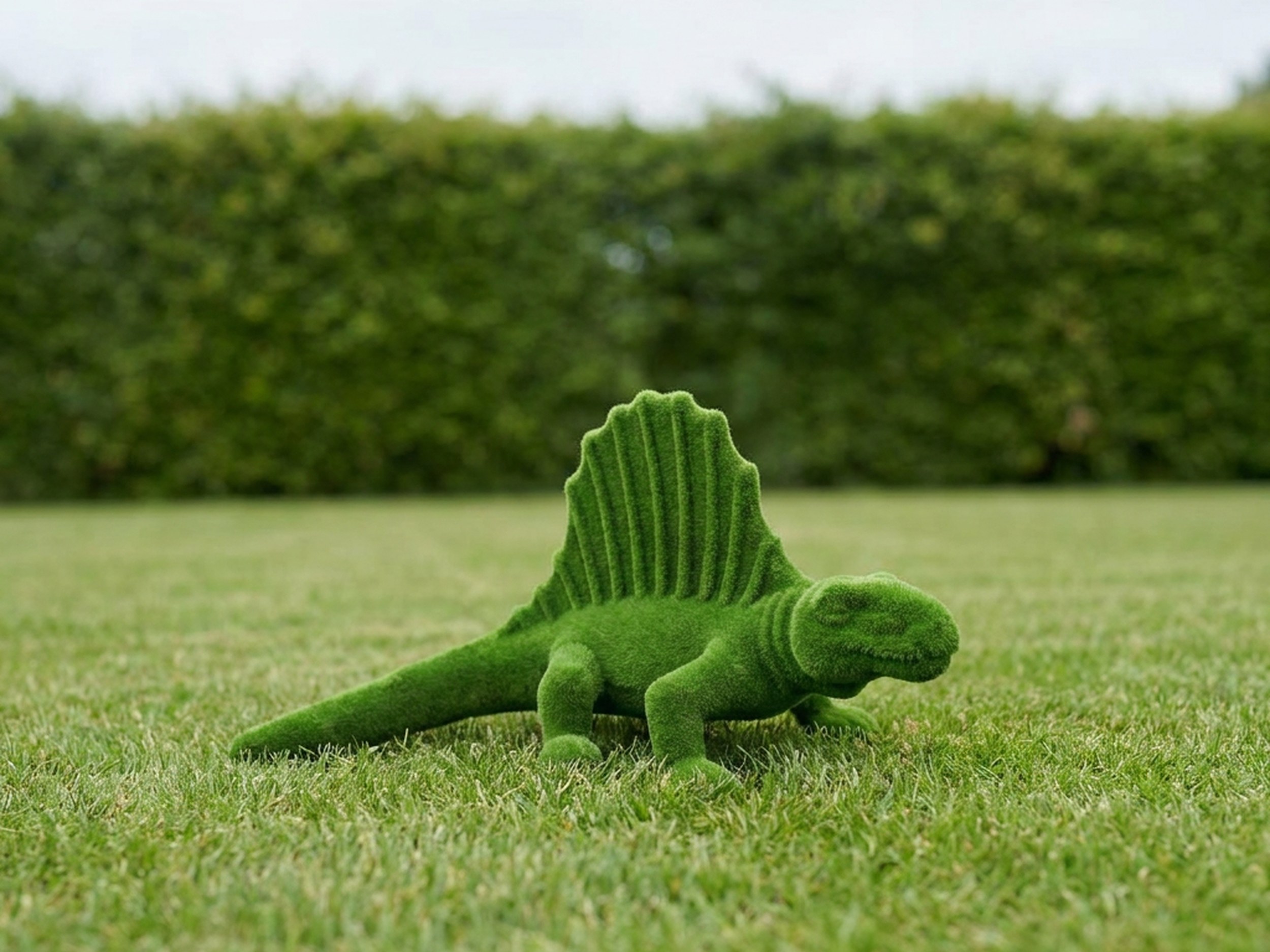 Dinosaur Topiary, Mossed, 6.7 ft